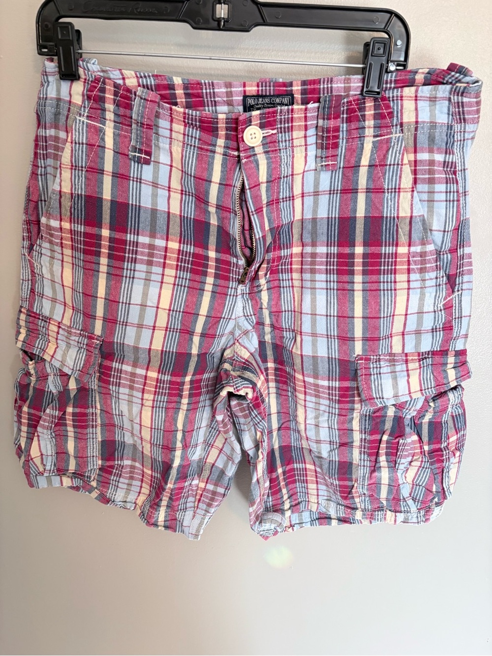 Polo Ralph Lauren Cargo Shorts
Plaid Red & Blue